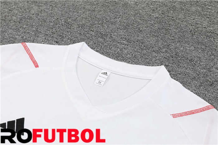 Replicas De Camiseta Entrenamiento Flamengo Cortos Blanco