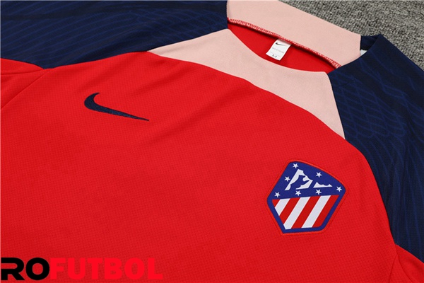 Dise O De Camiseta Entrenamiento Atletico Madrid Cortos Rojo