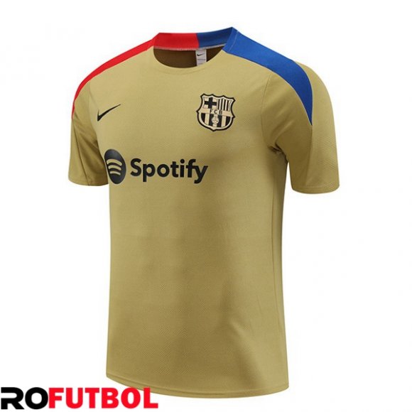 Tienda Camiseta Entrenamiento FC Barcelona Amarillo 2024/2025 Baratas