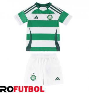 Camisetas De Futbol Celtic FC Ninos Primera Verde Blanco 2024/2025