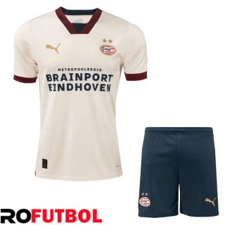 Camisetas De Futbol PSV Eindhoven Ninos Segunda Marrón 2023/2024